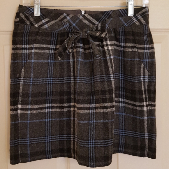 Esprit Plaid Skirt with Pockets- 90s style - Picture 5 of 5
